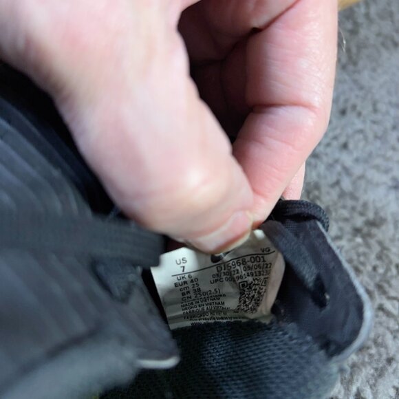 Nike Mercurial Vapor 15 Club TF Turf Soccer Shoe Mens Size 7 Black Sneaker - Picture 7 of 8